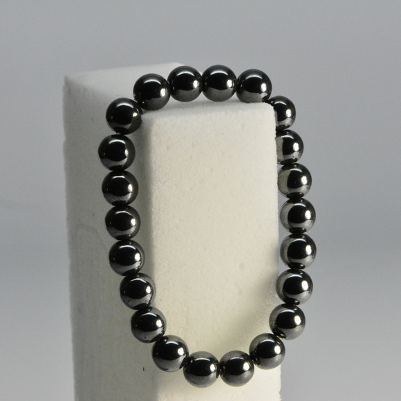 Hematite Bracelet - Stretch bracelet gemstones - Picture 4 of 4